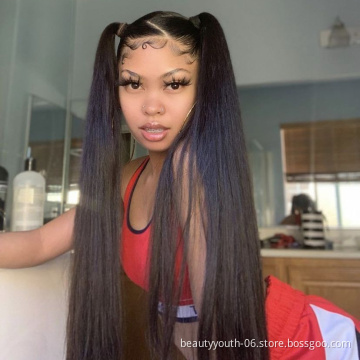 Beauty Youth Beautiful Straight Virgin Brazilian Cuticle Aligned Hair 100% Virgin Human Hair Bundles 9A